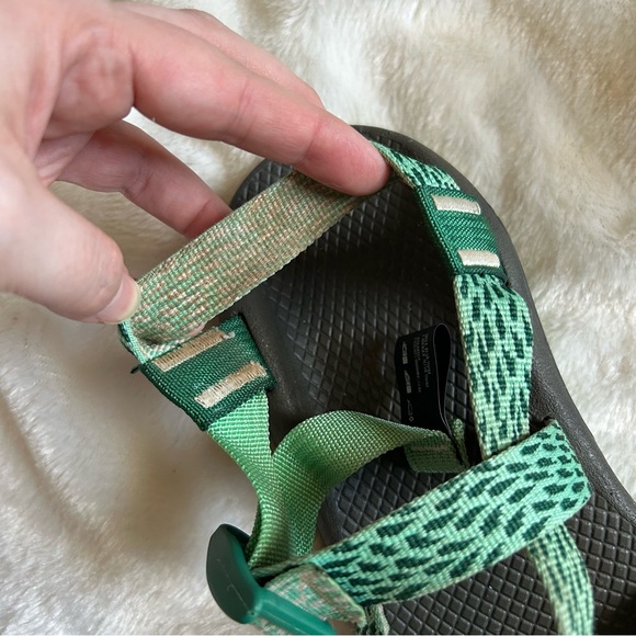 Chaco z/cloud 2 tidal katydid blue green strap sandals womens 9 - Picture 6 of 9